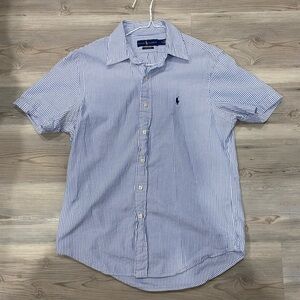 Vintage Polo Ralph Lauren short sleeve button down (adult medium)